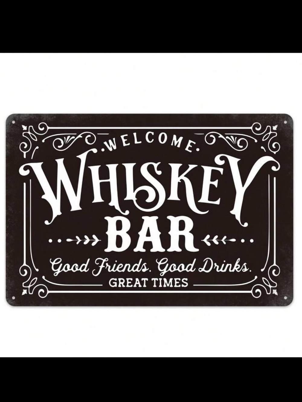 Whiskey Bar Metal Decor NEW 🏷️